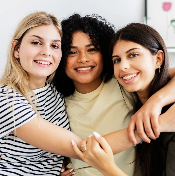 General dentistry patients smiling after their routine dental hygiene and cleaning appointment at Rō Dental Studio in Calgary